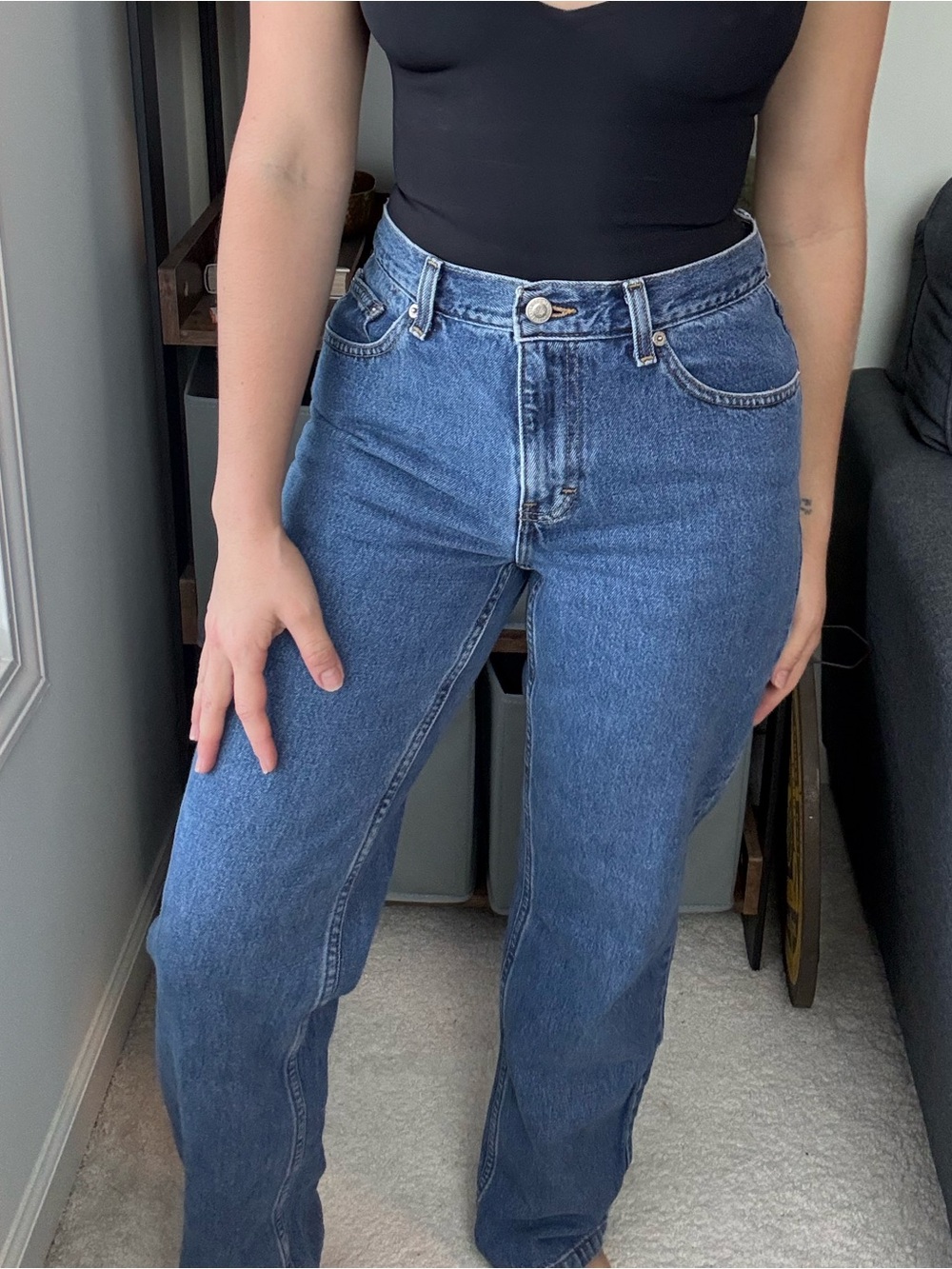 Vintage Ann Taylor Jeans Classic Fit Straight Leg Sz 4R